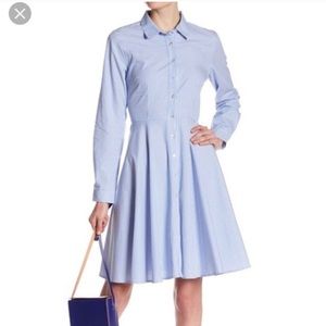 Romeo & Juliet blue and white striped dress Mary poppins